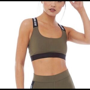 Ivy Park | Logo print workout bra